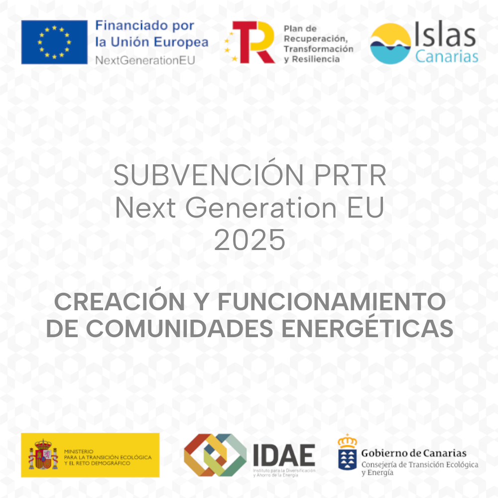 Subvención Gobierno de Canarias – Next Generation EU 2025