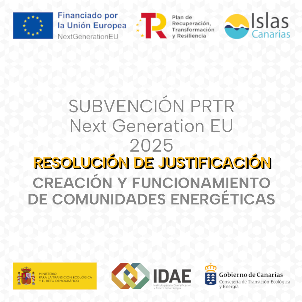 Subvención Gobierno de Canarias – Next Generation EU 2025 II