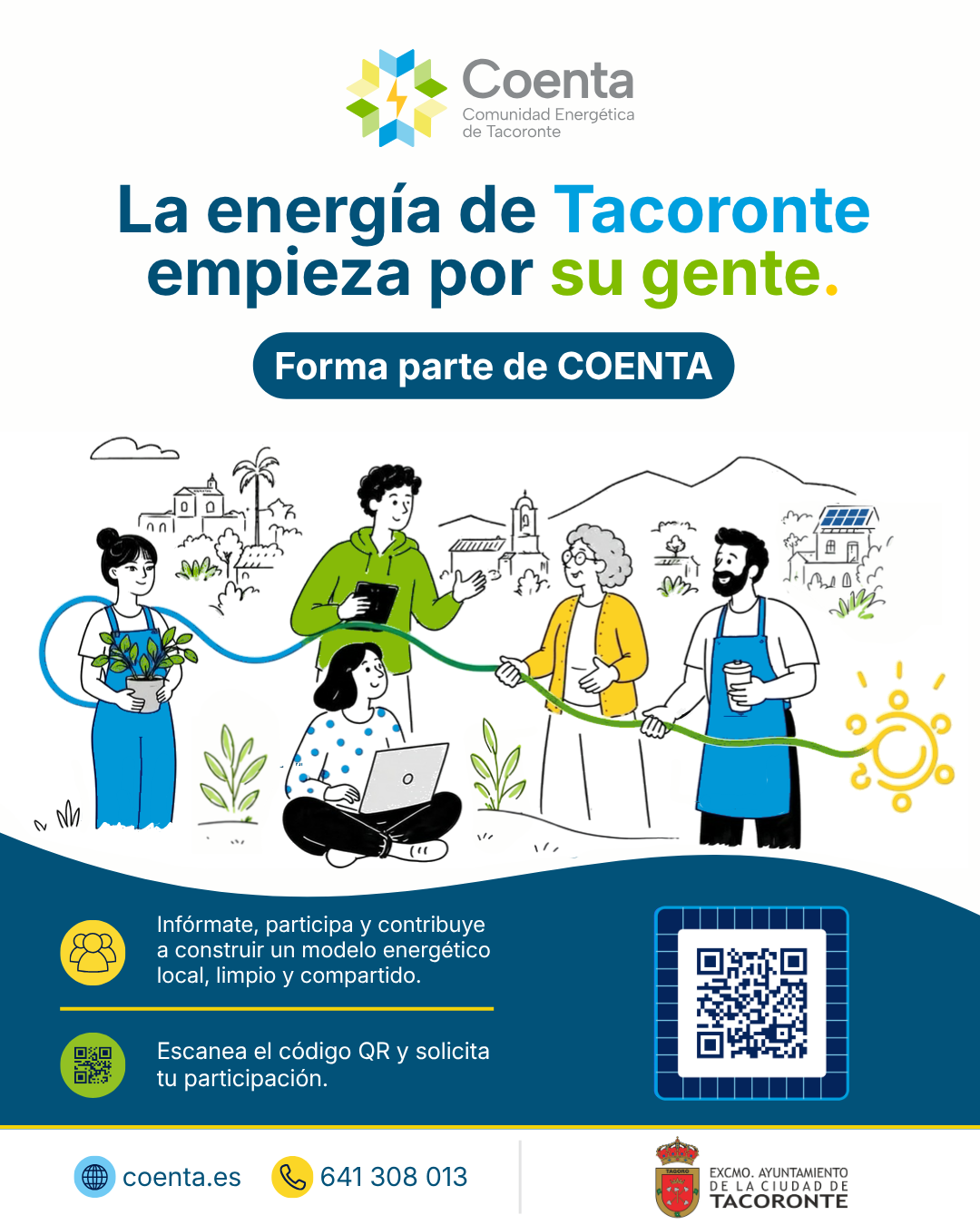 La energía de Tacoronte empieza por su gente: Forma parte de COENTA